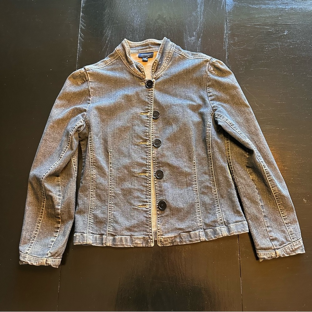 Vintage Witchery Medium Australian denim Gray Blue Denim Jacket Retro Jacket